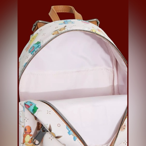 Loungefly Pokemon Boba Mini Backpack and Cardholder NWT - Picture 4 of 6